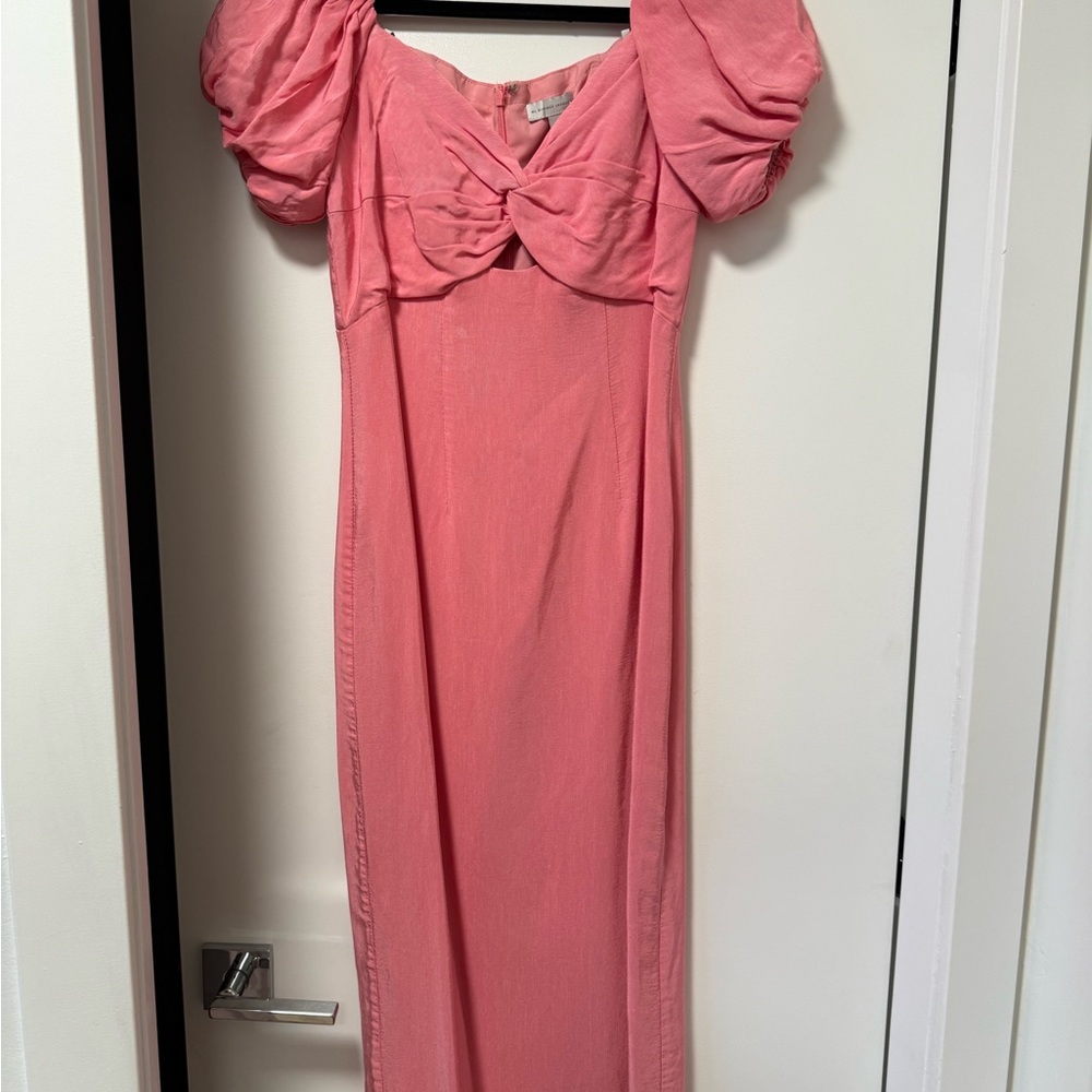 ML MONIQUE LHUILLIER Sweetheart Pink Dress